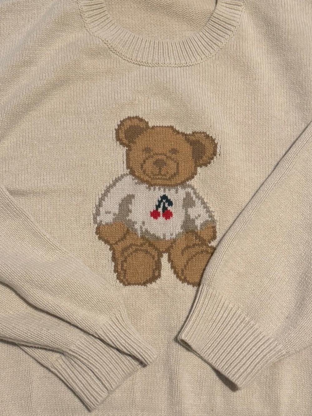 Lelis teddy bear sweater in size S